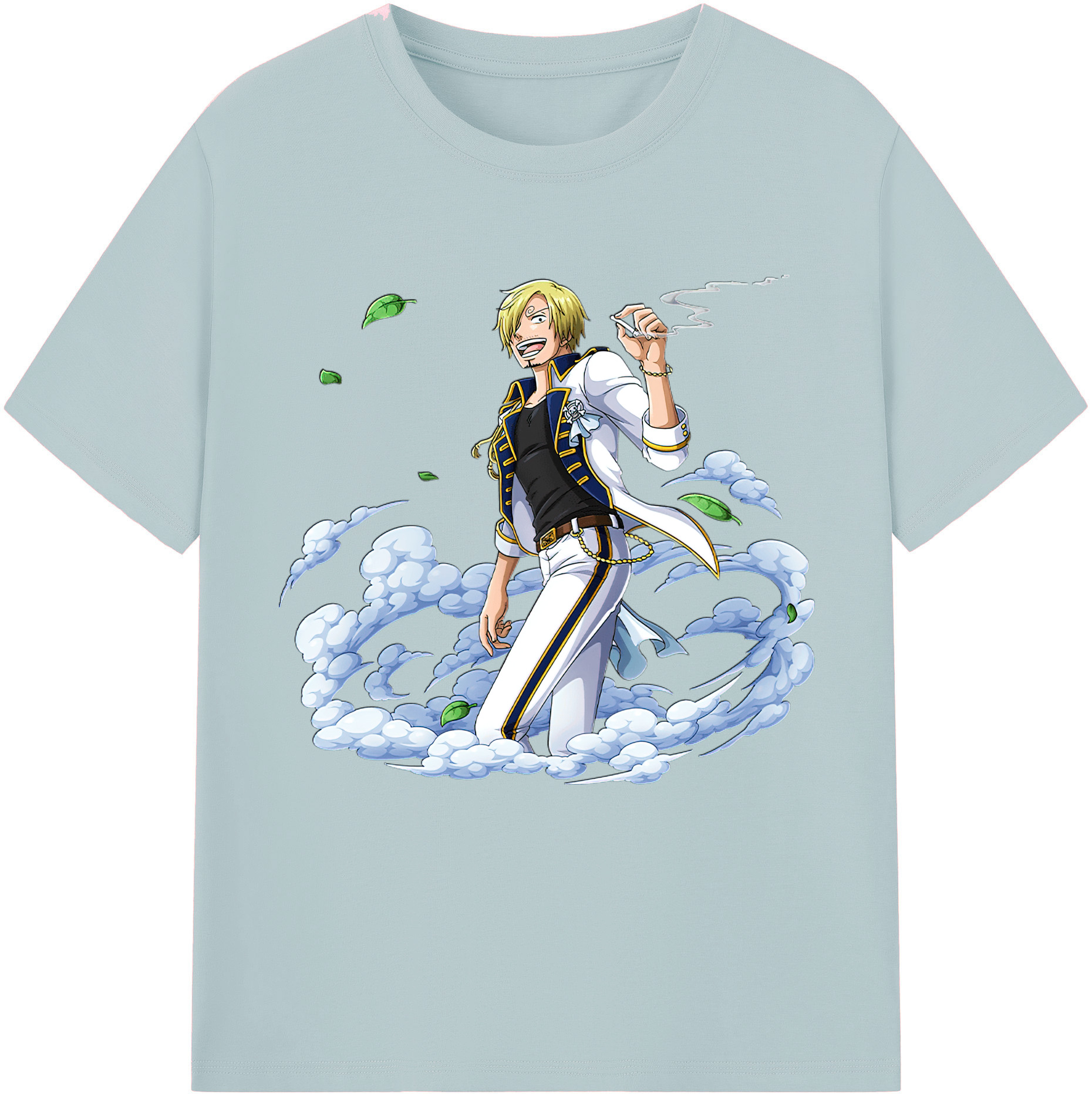 ワンピース サンジ ONE PIECE Sanji 綿100％半袖Tシャツ（フロントプリント）